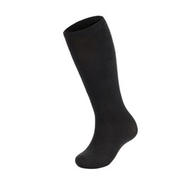 American Trends Calcetines de béisbol para niños pequeños, calcetines de tubo atlético, calcetines de softball para niñas y niños, 1 paquete negro puro., Medium