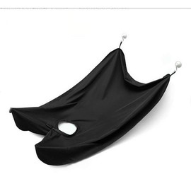 MADIOLA Beard Catcher, Delantal de Afeitar, Delantal para Barba, Bigote, Pelo, de Tela con Ventosas, Barba Delantal Babero Afeitado cape Grooming. Recorte su Barba manteniendo Limpio su Baño