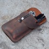 COLEAT Leather EDC Pocket Slip, Men Sheath Knife Pouch Army