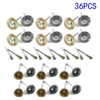36Pcs Wire Wheel Brush Set Stainless Steel Brushes Kit for