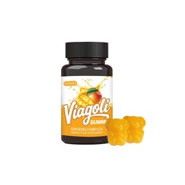 Ginseng Gummies for Men | Daily Wellness & Active Lifestyle Support | Mango Flavor, 10 Count | Natural Herbal Supplement