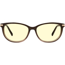 Gunnar Gaming and Computer Eyewear - INGRID, Kista Collection - Frame Colour: Cocoa/Fade/Crystal, Lens Tint: Amber (Blocks 65% Blue Light & 100% UV Light) - Blue Light Blocking Glasses
