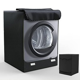 LEESITEC Copertura per Lavatrice Washing Machine Cover, Black, L-60×60×85 cm