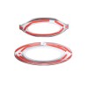 carpart2021 Matte Black Front & Rear Emblem Logo Ring trim