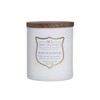 Manly Indulgence Warm Beachwood Scented Jar Candle, Medium, White