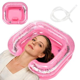 AirSwim Inflatable Shampoo Basin, Portable Shampoo Bowl, Locs Detox Tub
