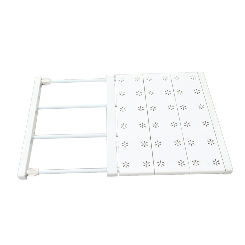 Tension Shelf Adjustable Space Saving Expandable Closet Organizer Dividers for