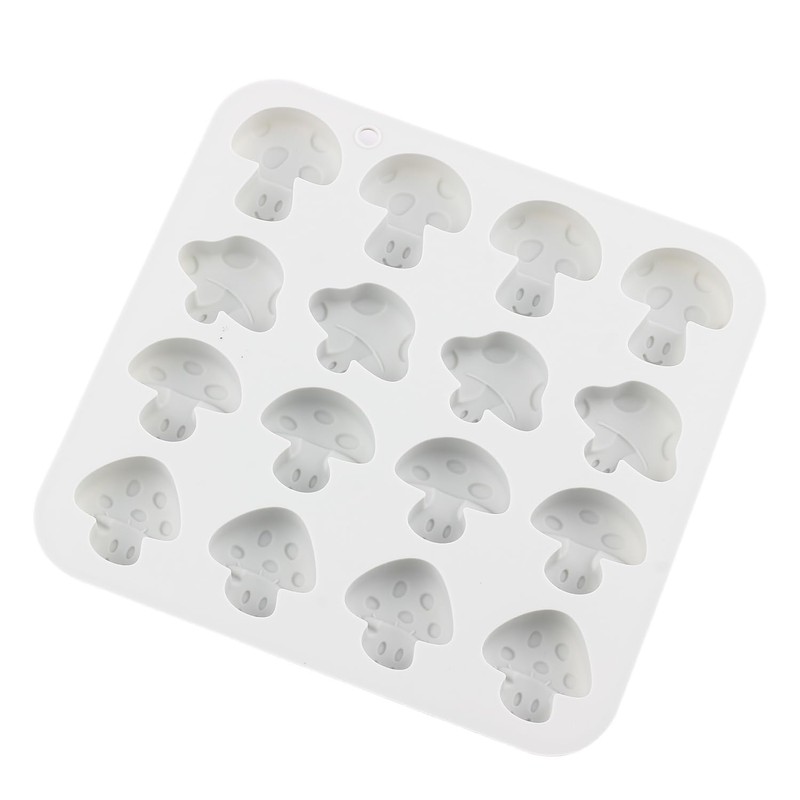 AIBOYA 16 Cavity Mushroom Silicone Candy Molds For Chocolate Candy