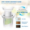 APEC 5 Micron 10” x 2.5” Sediment Water Filter For