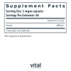 Vital Nutrients – Taurina 1000 mg – Apoya la función