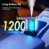 Smart Car Air Freshener Diffuser with RGB Music Sync Light