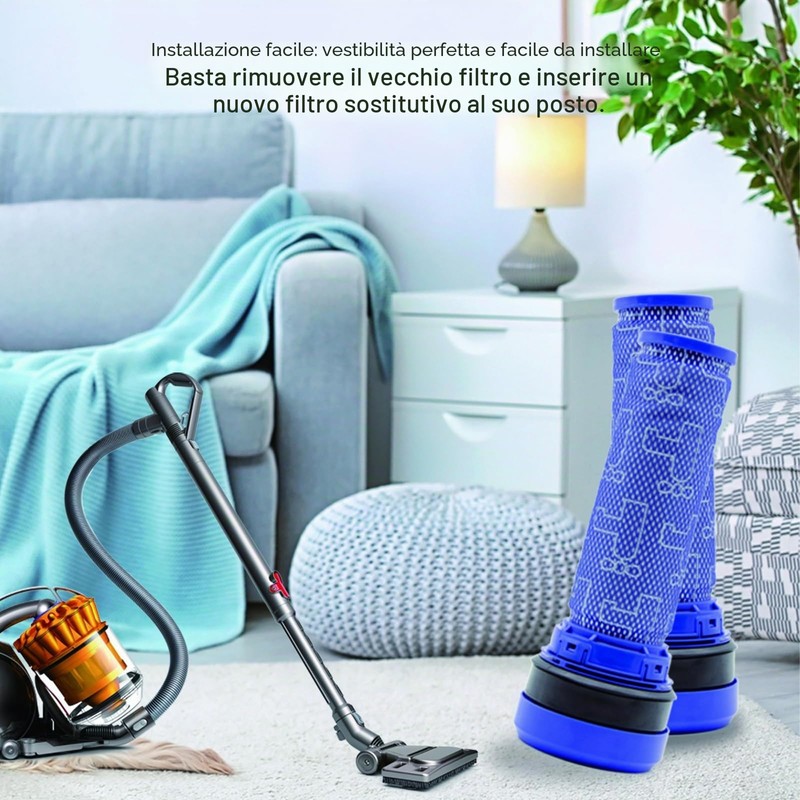 2 pezzi pre-filtri per aspirapolvere Dyson DC33 DC33c DC37 DC37c