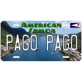 Pago Pago American Samoa Novelty Car Auto License Plate