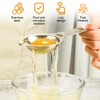 Pack of 2 Egg Yolk Separators, Stainless Steel with Hanging