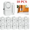 Battery Connection 10PCS Wireless Home Window Door Burglar Security Alarm