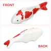 Toddmomy Ceramic Floating Fish, 3pcs Aquarium Floating Goldfish Frog Koi