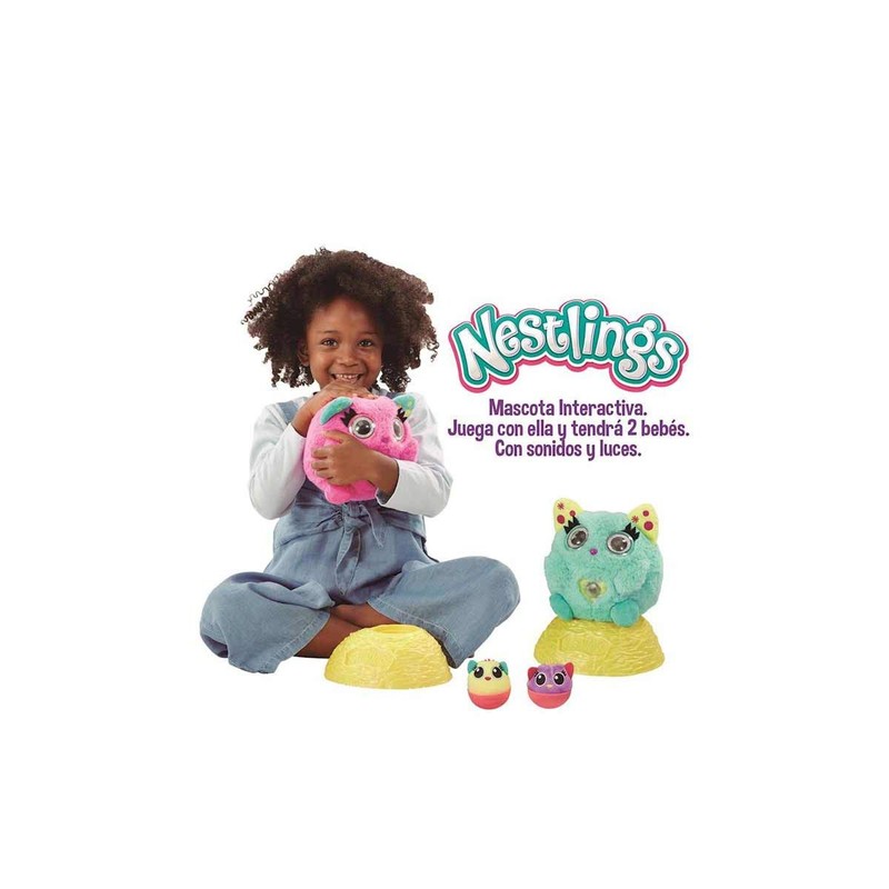 Goliath Nestlings Interactive Cuddly Toy with Light and Sound Effects
