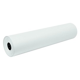 Pacon Decorol Art Paper Roll, 3-Feet by 500-Feet, White (100599), 18" x 75'