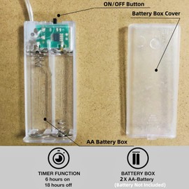 5.4 FT Cute Hermit Crab String Lights,10 LED Christmas Crab Fairy Light Battery Operated with Timer Function for Beach Theme Party Camping Children Bedroom Birthday Decoration