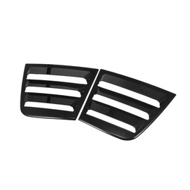 A ABSOPRO 2pcs for Dodge Charger 2011-2021 Rear Side Window Louvers Air Vent Scoop Streamline Shades Cover Exterior Decorative Item Replacement