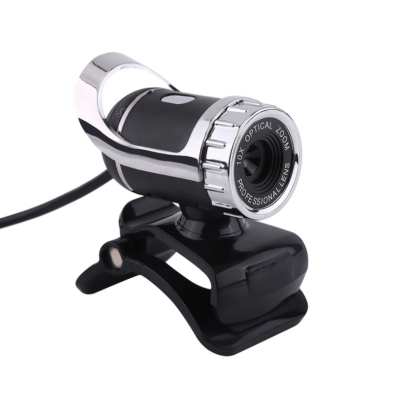 12M Pixels Clip on Webcam Web Camera HD 360° Rotating