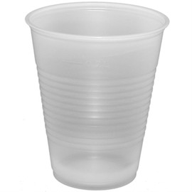 FABRI KAL CORP RK RIBBED PLAS CUP 9OZ TRANS 2500CS RK9 per CASE