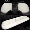 IRIWOOL Genuine Sheepskin Auto Seat Pad,Soft Wool Seat Cover Breathable