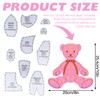 KASESSS Memory Bear Stencil Ruler Set, 10 Inch Memory Bear