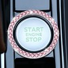 LivTee 2 PCS Crystal Rhinestone Car Engine Start Stop Decoration,