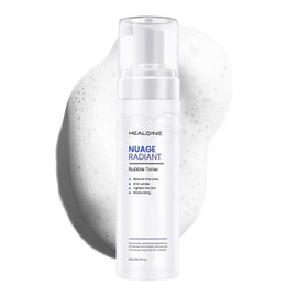 Healoine Bubble Toner Deep Moisturizing, Hydrating and Refreshing Cloud Glow Toner for Face Nature Vegan Korean Skin Care 180ml/6.1 fl.oz.