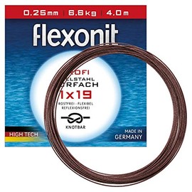 Flexonit Unisex - Adult 10C4050801000057C10 Cebbra Sold by the Metre 0.20 mm / 4.5 kg / 4 m Leader Material, Colourful, Normal