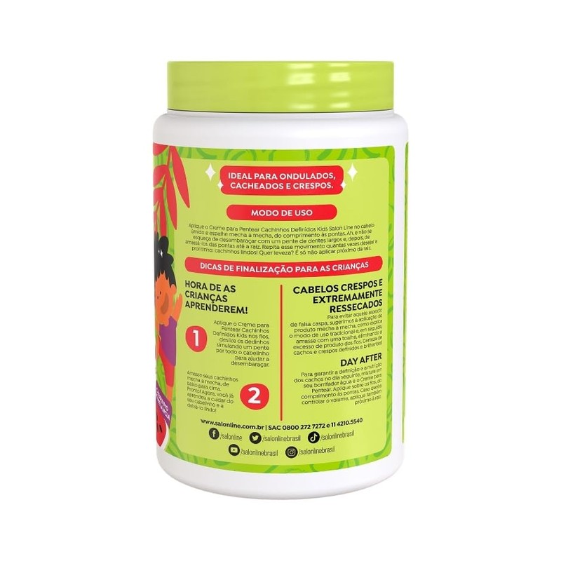 Salon Line - Linha Creme para Pentear (Kids) - Cachinhos