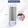300ml No Drilling Hand Soap Dispenser Wall Mounted, Small Liquid