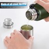 Insulated vacuum Thermo Bottle 1000ml/33.8oz with cup Stainless steel coffee