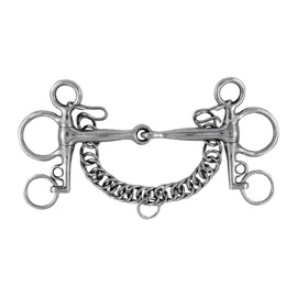 Korsteel Stainless Steel Tom Thumb Pelham Bit, 5.25"