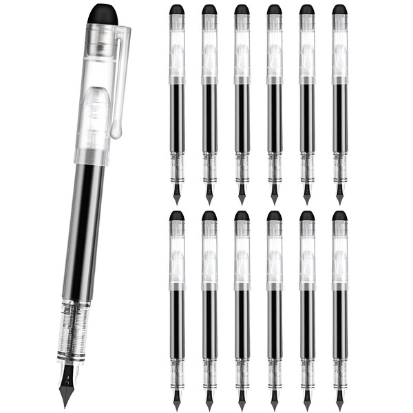 Karhood Disposable Fountain Pens for Writing - Fine Point Nib,