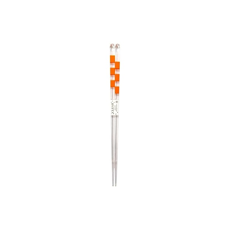 Aoba 315902 Chopsticks Dishwasher Clear Border Orange 9.1 inches (23