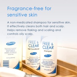 Free & Clear Vanicream Shampoo For Sensitive Skin 12 OZ (Pack of 3)
