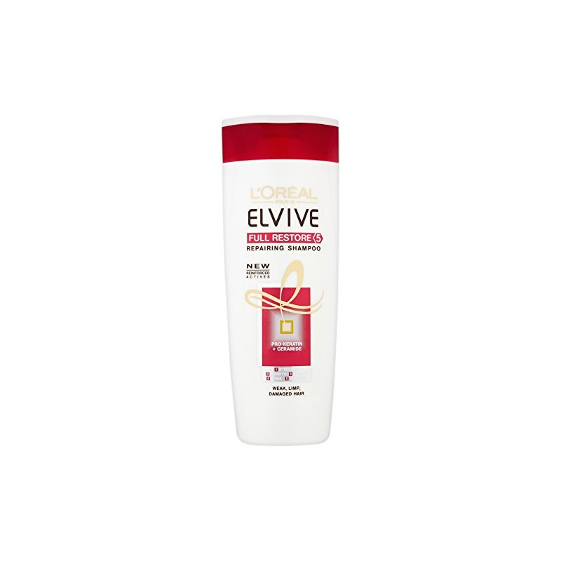 L'Oreal Elvive Full Restore 5 Damaged Hair Shampoo, 400ml