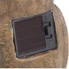 Lunartec Solar Figures: Decorative Owl with Luminous LED Eyes and