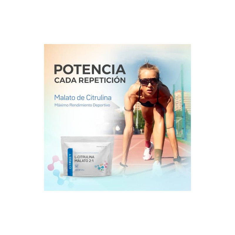 Primetech Nutrition L Citrulina Malato 2:1 Pura En Polvo Bolsa