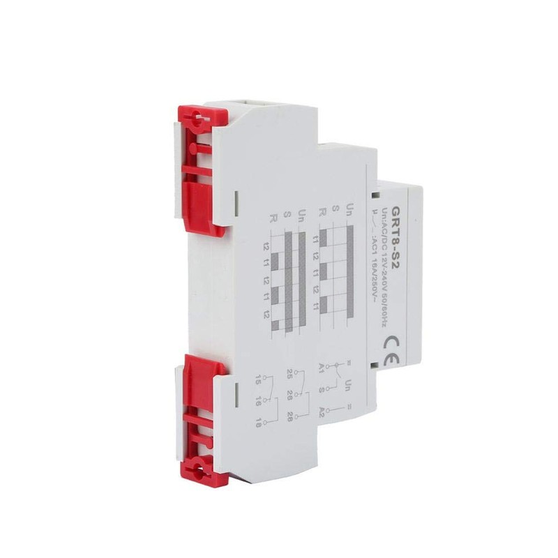 GRT8-S2 Cycle Timer Relay, AC/DC 12-240V Mini Asymmetric Cycle Timer