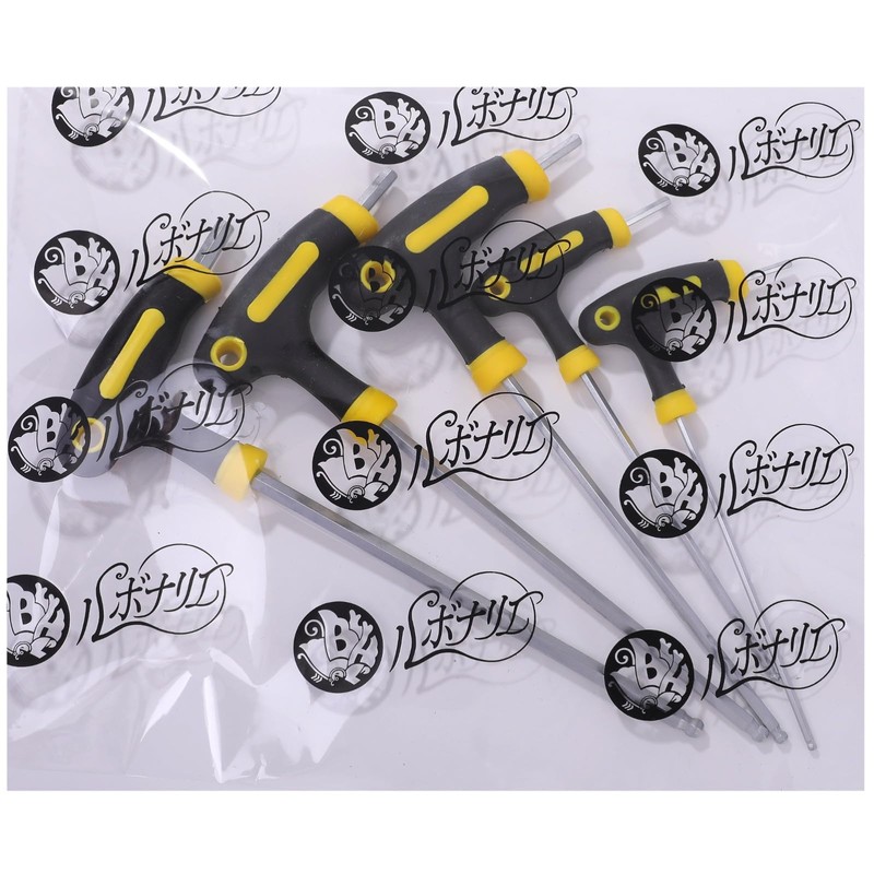 Rubonarie Hex Wrench T-Handle, Long Ball Point, Hex Wrench Set,