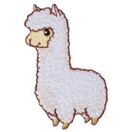 Graphic Dust Cute Alpaca Embroidered Iron On Patch Llma Camping Jungle Backpack Wildlife Animal Backpack Camping Nature