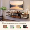 HavenlyYouth 55" Floating TV Stand, Modern Entertainment Center, Wall-Mounted Media