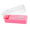 Nail Drill Bits Holder,40-Hole Nail Tool Organizer | Transparent Lid