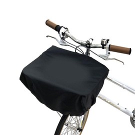 Bicycle Front Cover Bicycle Basket Front Solid Color Regular Size (Black)