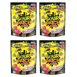 Maynards Sour Cherry Blasters Candy, 355 Gram/12.52 ounces {Imported from Canada}-SET OF 4