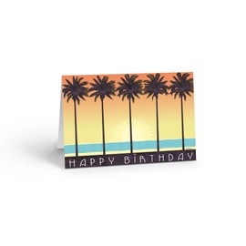 Stonehouse Collection | Fun Birthday Greeting Cards | 5x7 Single Card | Envelope Included | Great For All Ages (Beach Birthday)