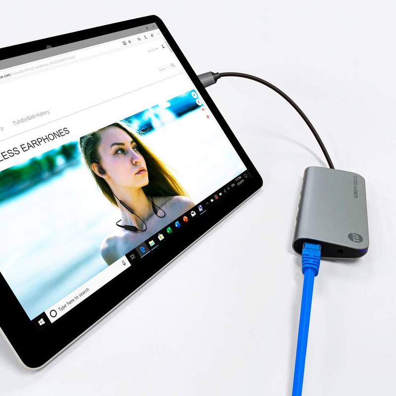 TUNEWEAR ALMIGHTY DOCK C3 Multi USB-C Hub Ethernet HDMI 4K